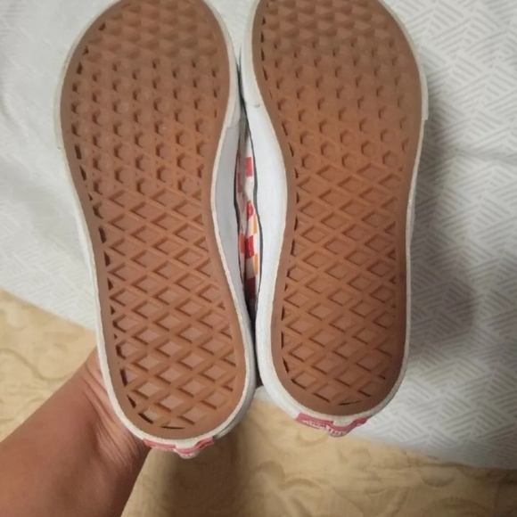 Vans Classic Check Rainbow Slip On Shoes US kids size 2.5 (508731) - Picture 7 of 7